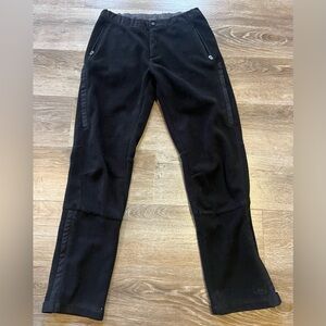 REI Women’s Black Fleece Performance Pants, size small.